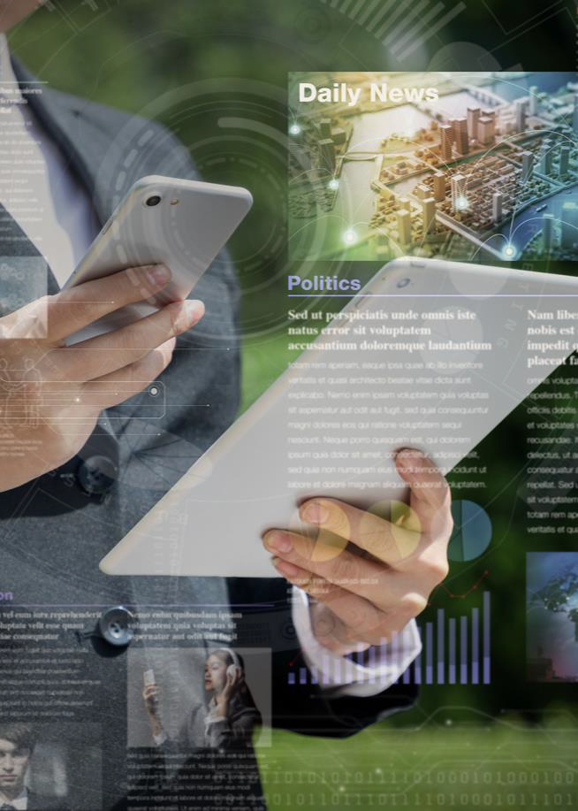 Businessman with tablet